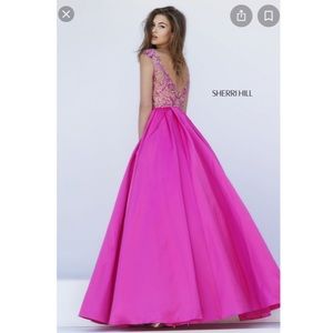 Sherri Hill 32359 Fuchsia Dress
